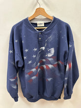 Load image into Gallery viewer, American Flag Crewneck Sweatshirt