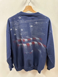 American Flag Crewneck Sweatshirt