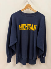 Load image into Gallery viewer, Michigan Reverse Weave Crewneck Sweatshirt