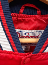 Load image into Gallery viewer, Cleveland Indians Satin Snap Up Jacket
