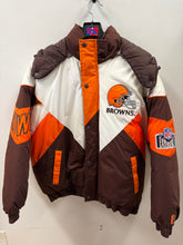 Load image into Gallery viewer, Cleveland Browns Puffer Jacket
