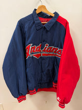 Load image into Gallery viewer, Cleveland Indians Snap Up Jacket