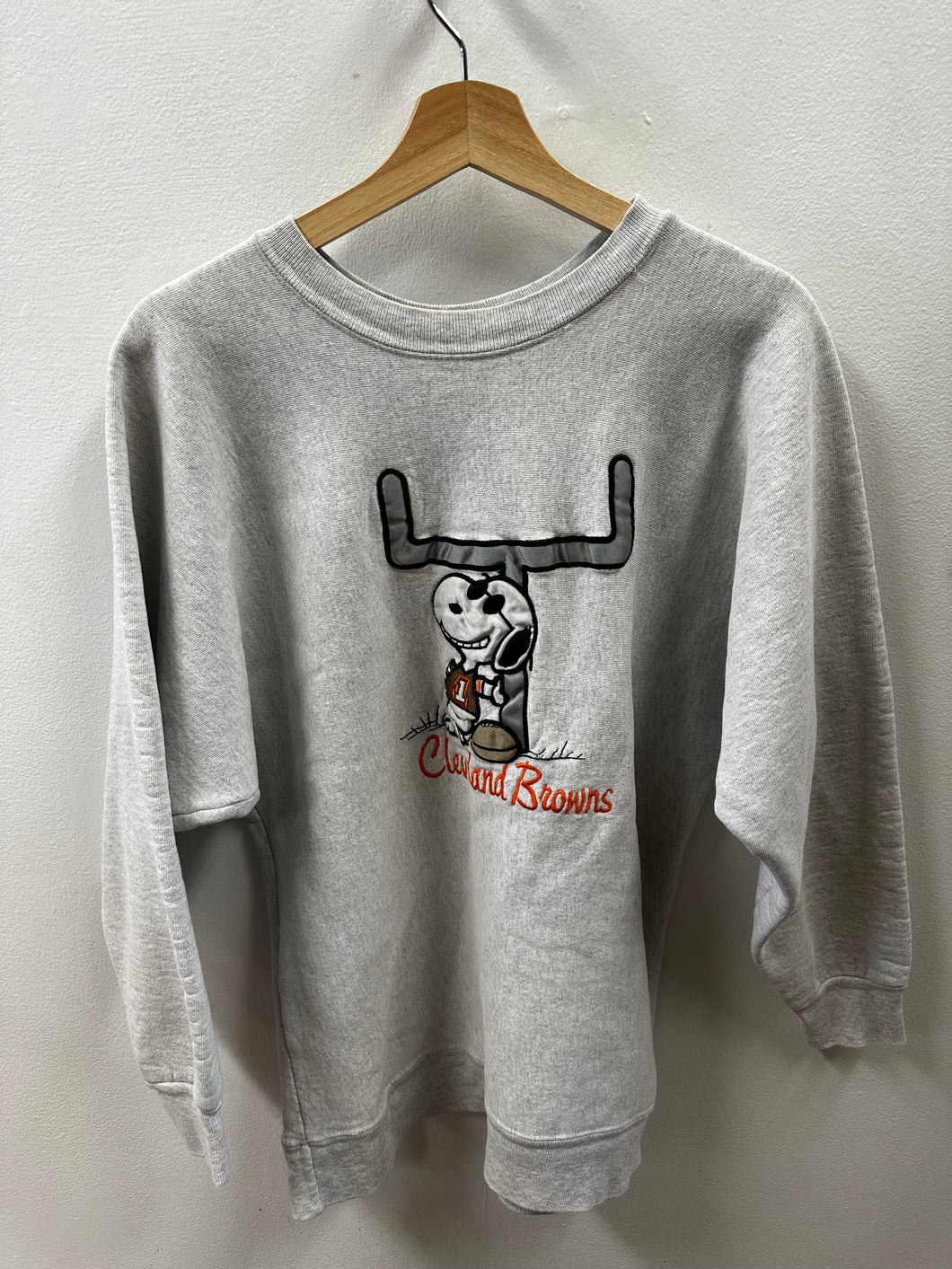 Cleveland Browns Snoopy Crewneck Sweatshirt