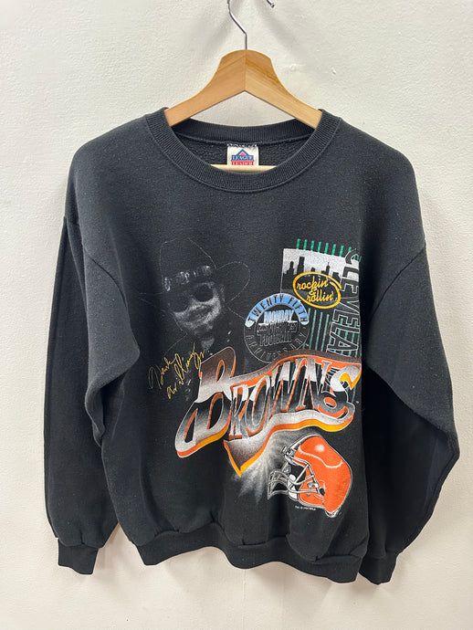 Cleveland Browns Hank Williams Crewneck Sweatshirt