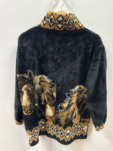 Horse Fleece Crewneck Sweatshirt
