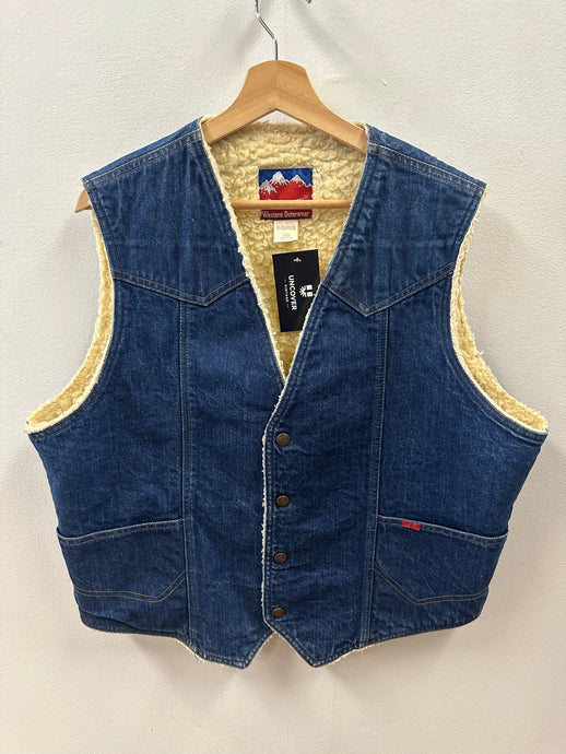 Big Smith Sherpa Denim Vest