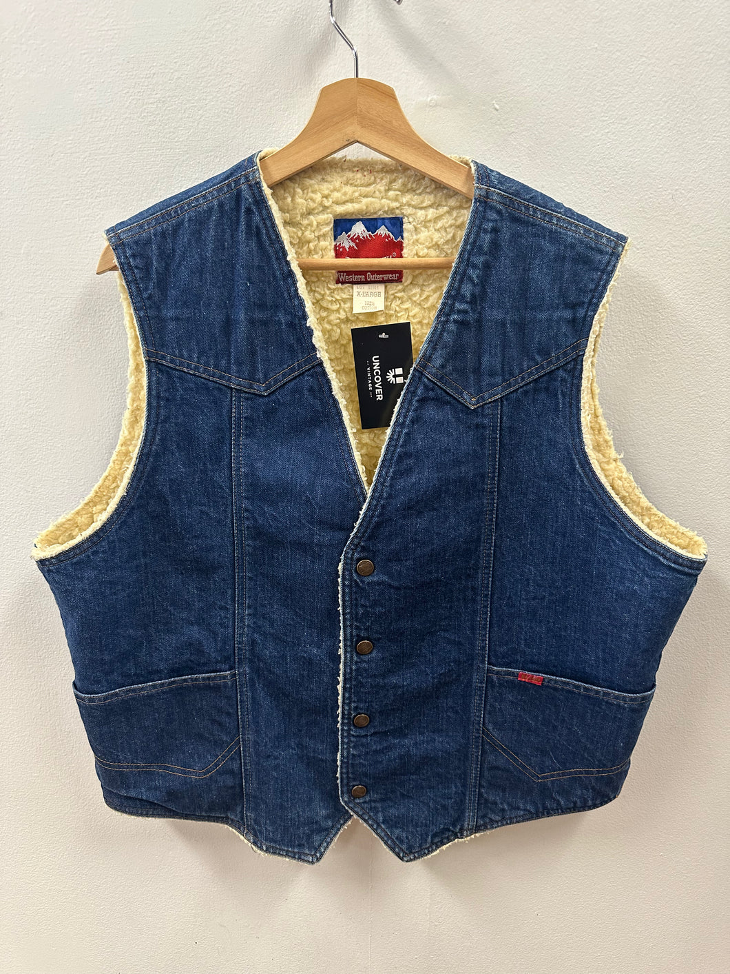 Big Smith Sherpa Denim Vest