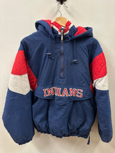 Load image into Gallery viewer, Cleveland Indians Puffer Jacket