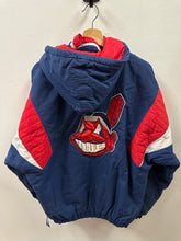 Load image into Gallery viewer, Cleveland Indians Puffer Jacket