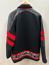 Load image into Gallery viewer, Chicago Blackhawks Leather Jacket