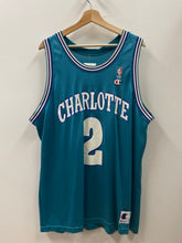 Load image into Gallery viewer, Charlotte Hornets Larry Johnson Champion Jersey