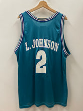 Load image into Gallery viewer, Charlotte Hornets Larry Johnson Champion Jersey